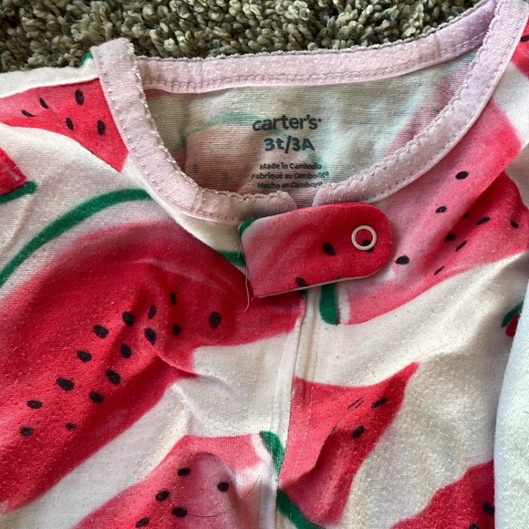 3T summer cotton footie pajamas lot - Picture 2 of 5